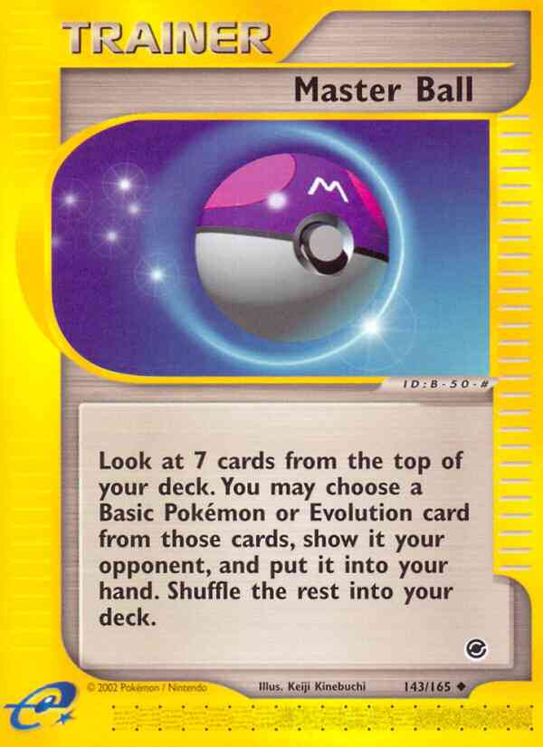 Master Ball - 143/165 - Uncommon [ecard1-143] [Non-Holo]
