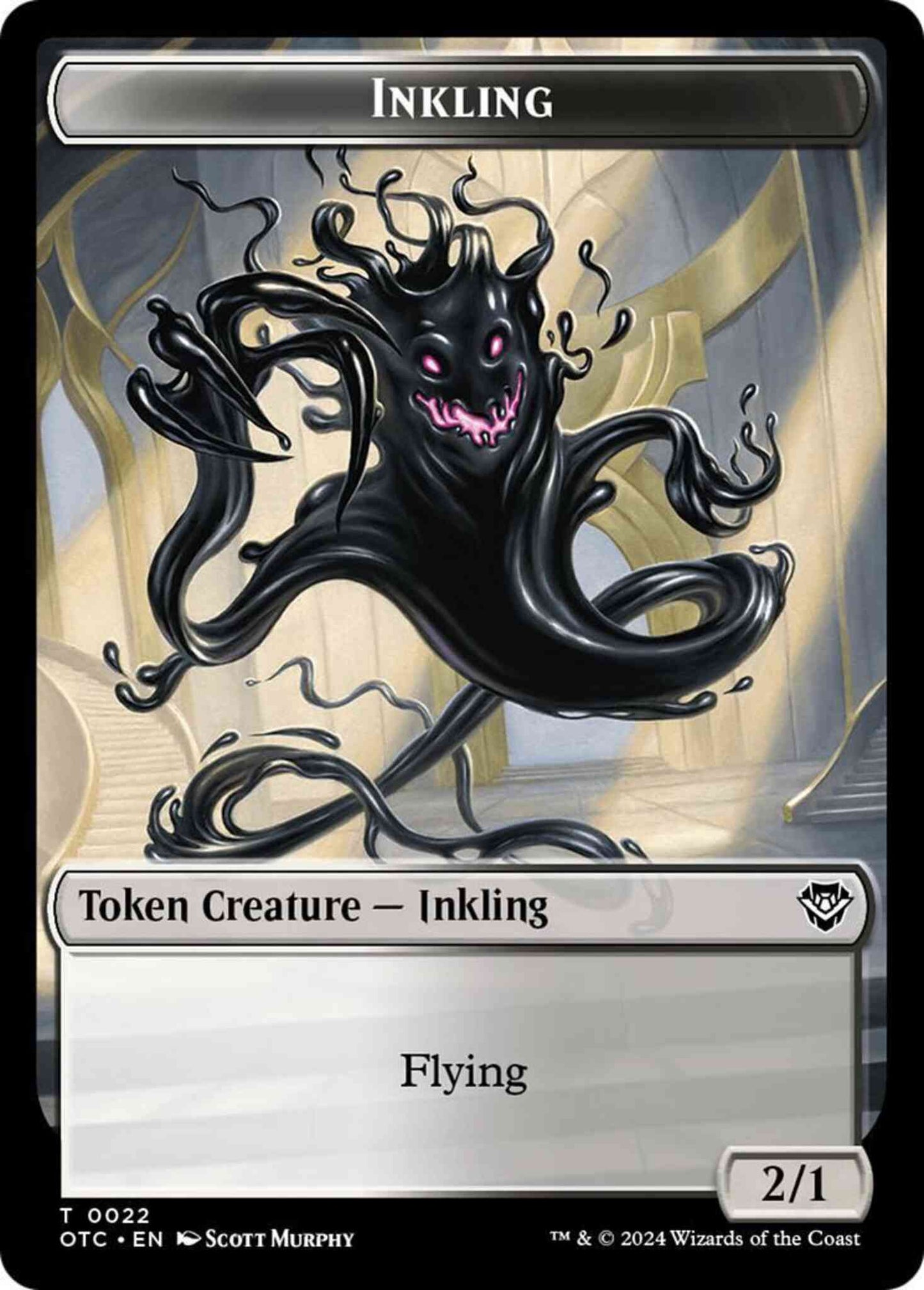 Inkling Token (22) // Treasure Token (18) [Outlaws of Thunder Junction: Commander: Tokens] [Non-Foil]