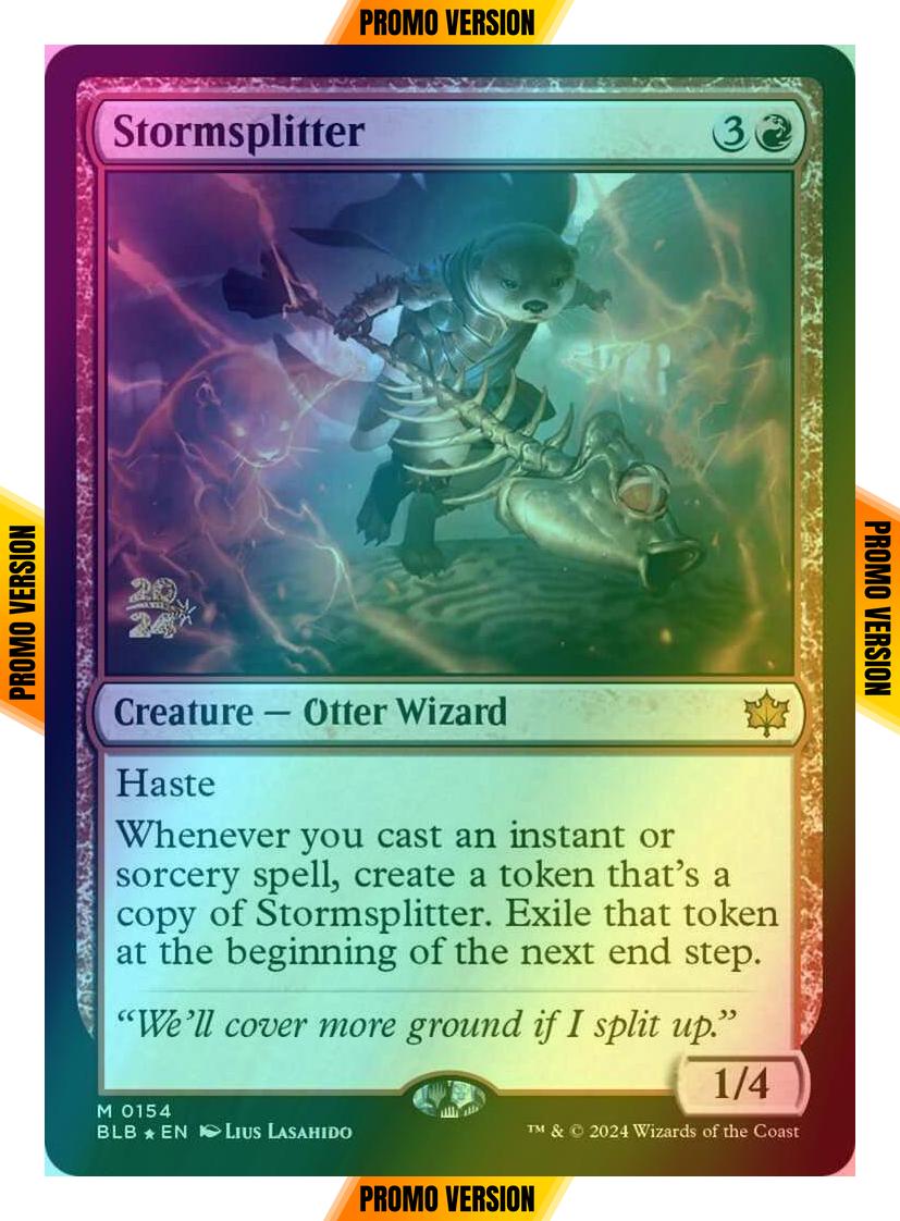 Stormsplitter [154s] [Prerelease] [Bloomburrow: Promos] [Foil]