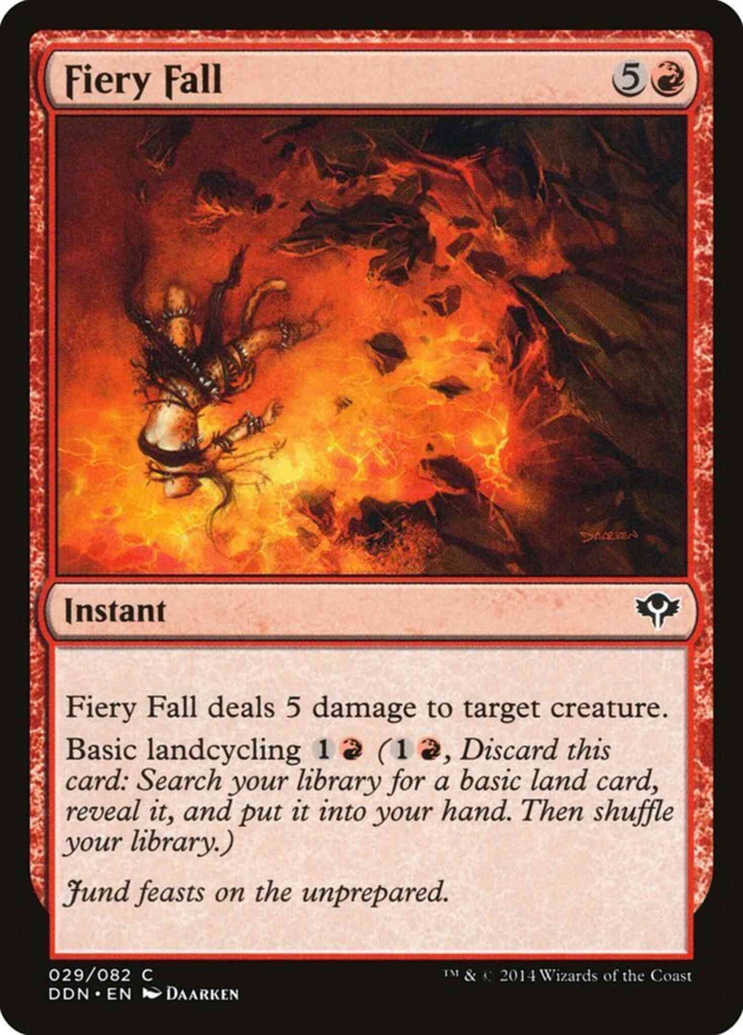 Fiery Fall [29] [Duel Decks Speed vs Cunning] [Non-Foil]