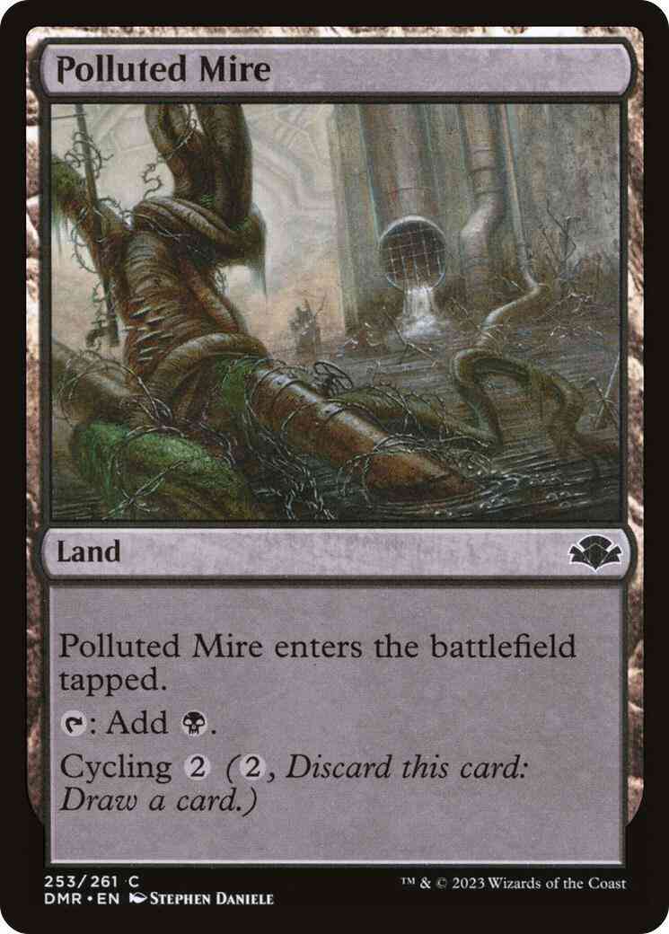 Polluted Mire [253] [Dominaria Remastered] [Non-Foil]
