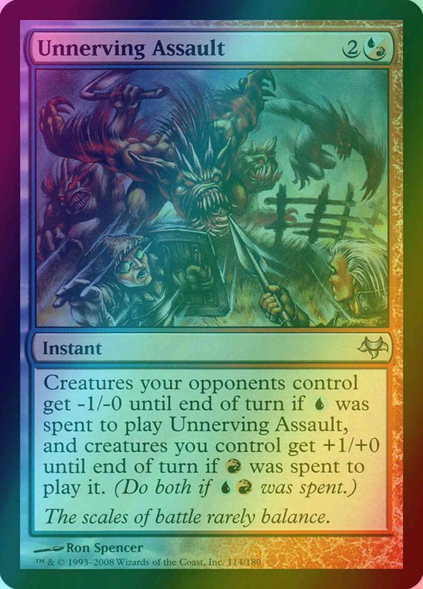 Unnerving Assault [114] [Eventide] [Foil]