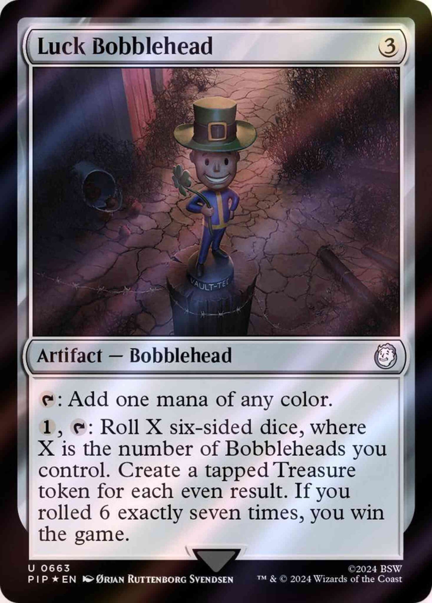 Luck Bobblehead [663] [Fallout] [Surge Foil]