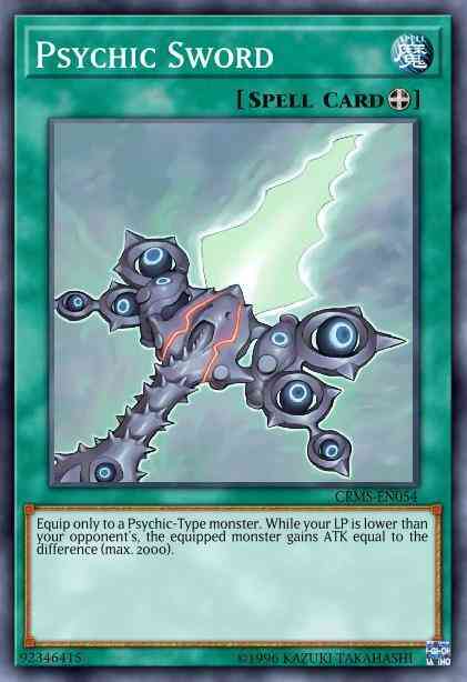 Psychic Sword - CRMS-EN054 - Common - Unlimited