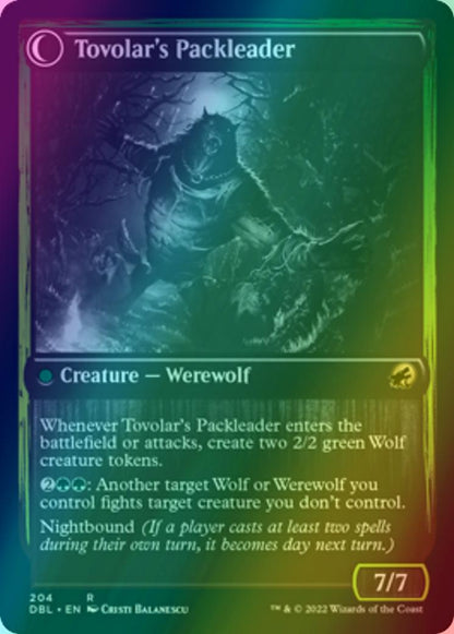Tovolar's Huntmaster // Tovolar's Packleader [204] [Innistrad: Double Feature] [Foil]