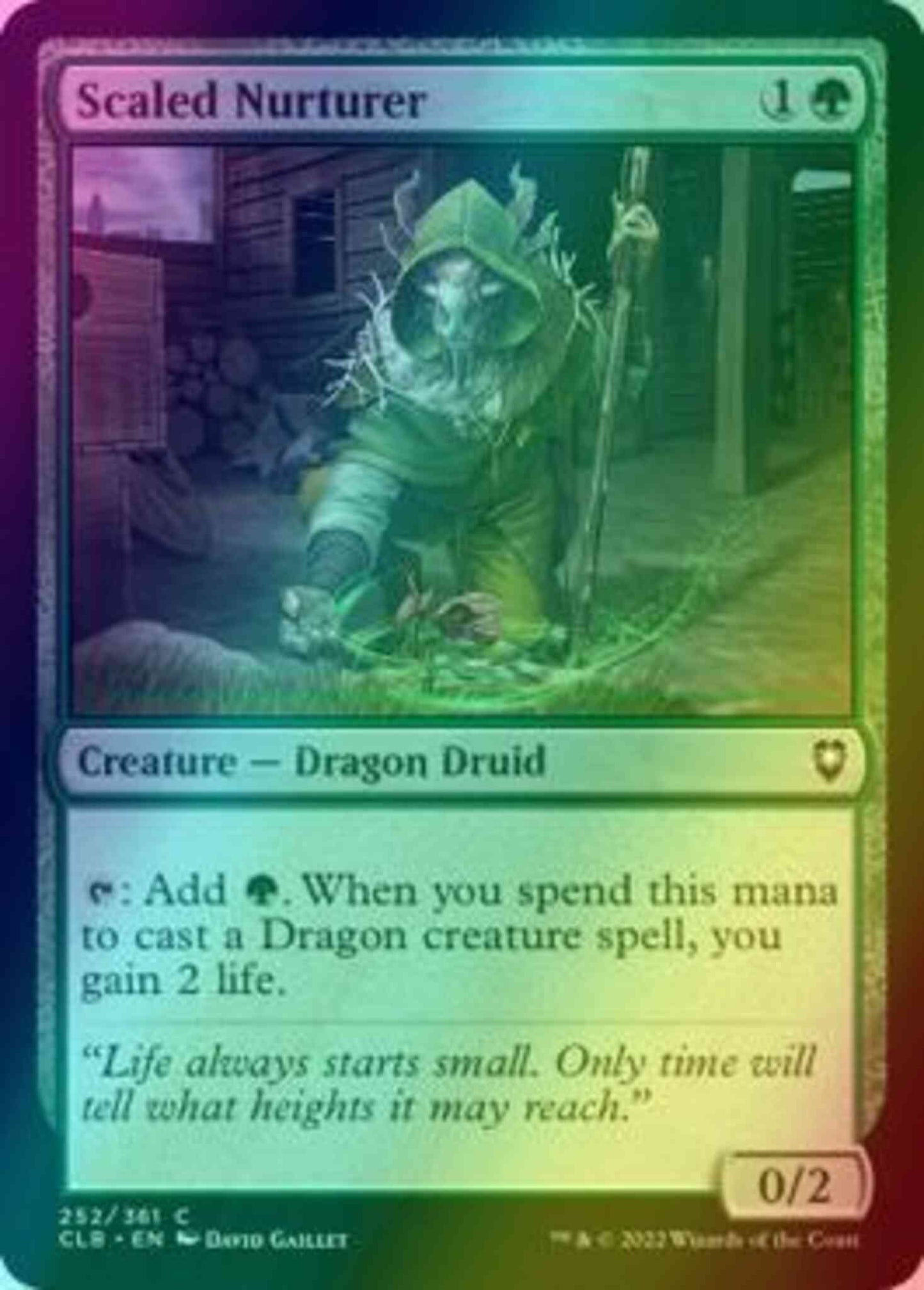 Scaled Nurturer [252] [Commander Legends: Battle for Baldur's Gate] [Foil]