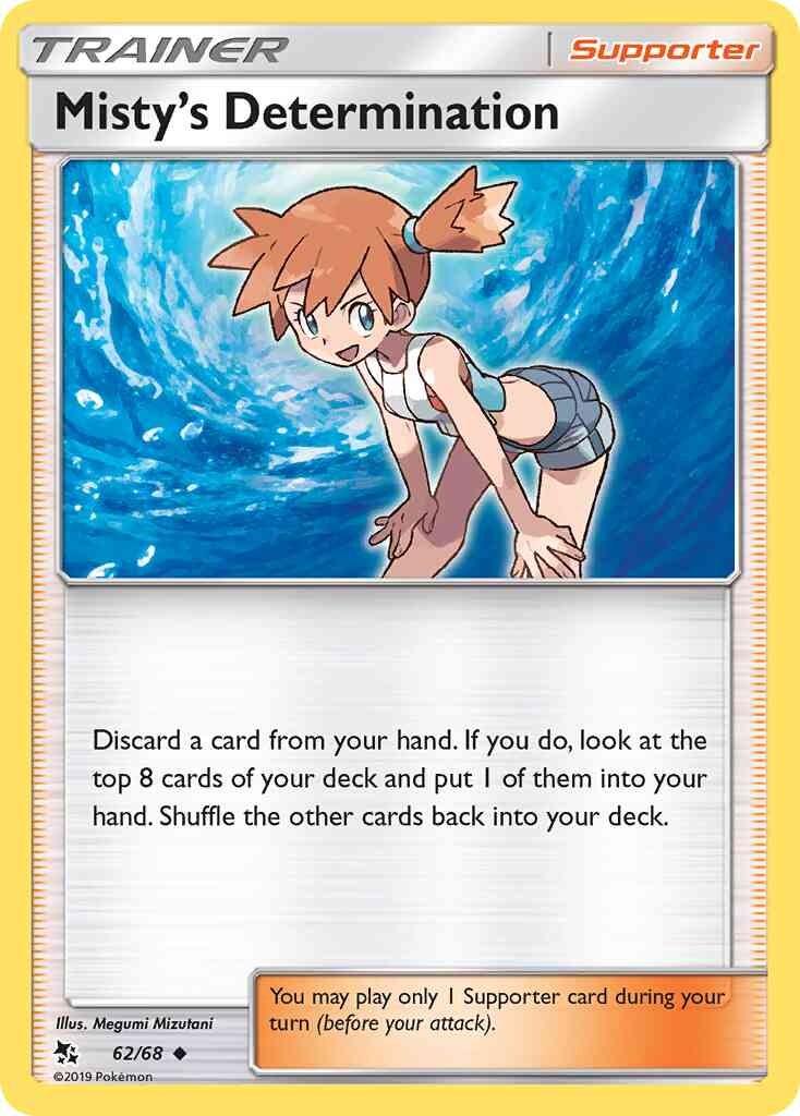 Misty's Determination - 62/68 - Uncommon [sm115-62] [Non-Holo]