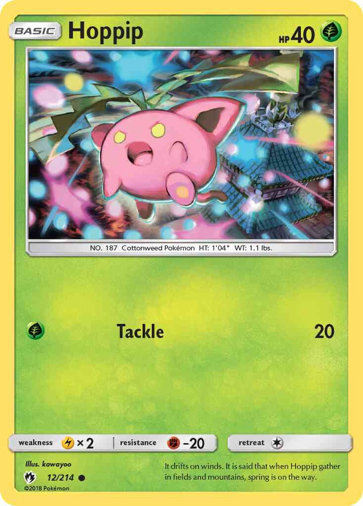 Hoppip - 12/214 - Common [sm8-12] [Non-Holo]