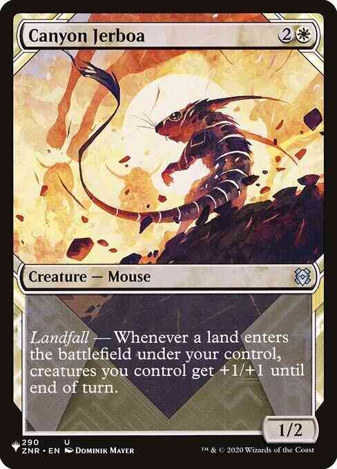 Canyon Jerboa [ZNR-290] [The List] [Non-Foil]
