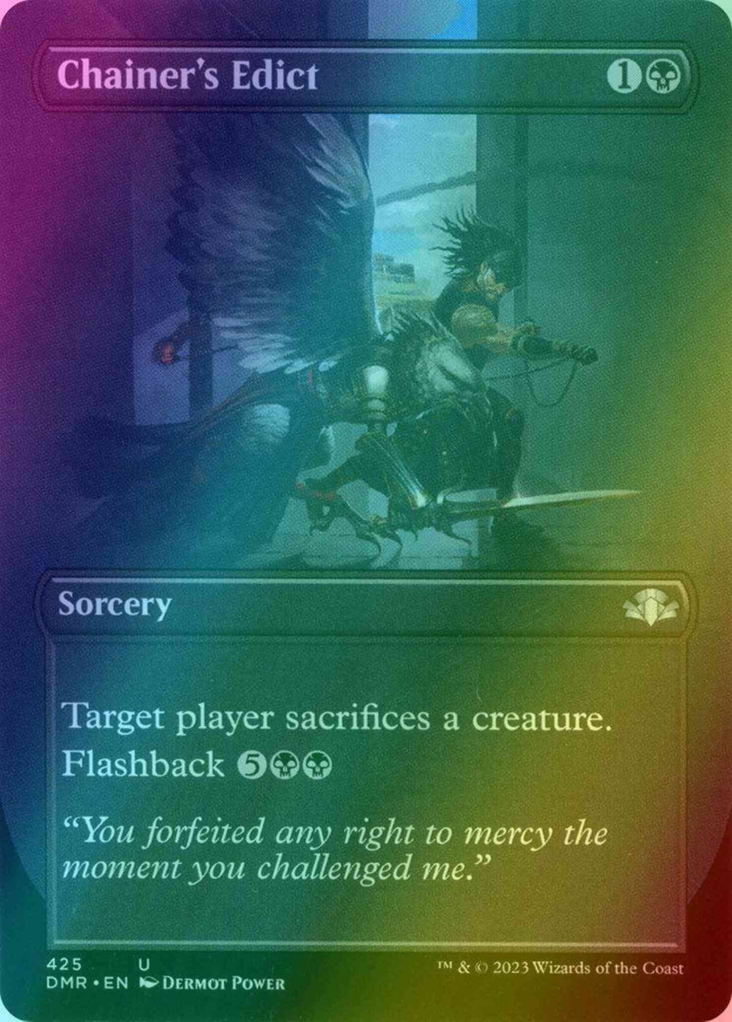 Chainer's Edict [425] [Borderless] [Dominaria Remastered] [Foil]