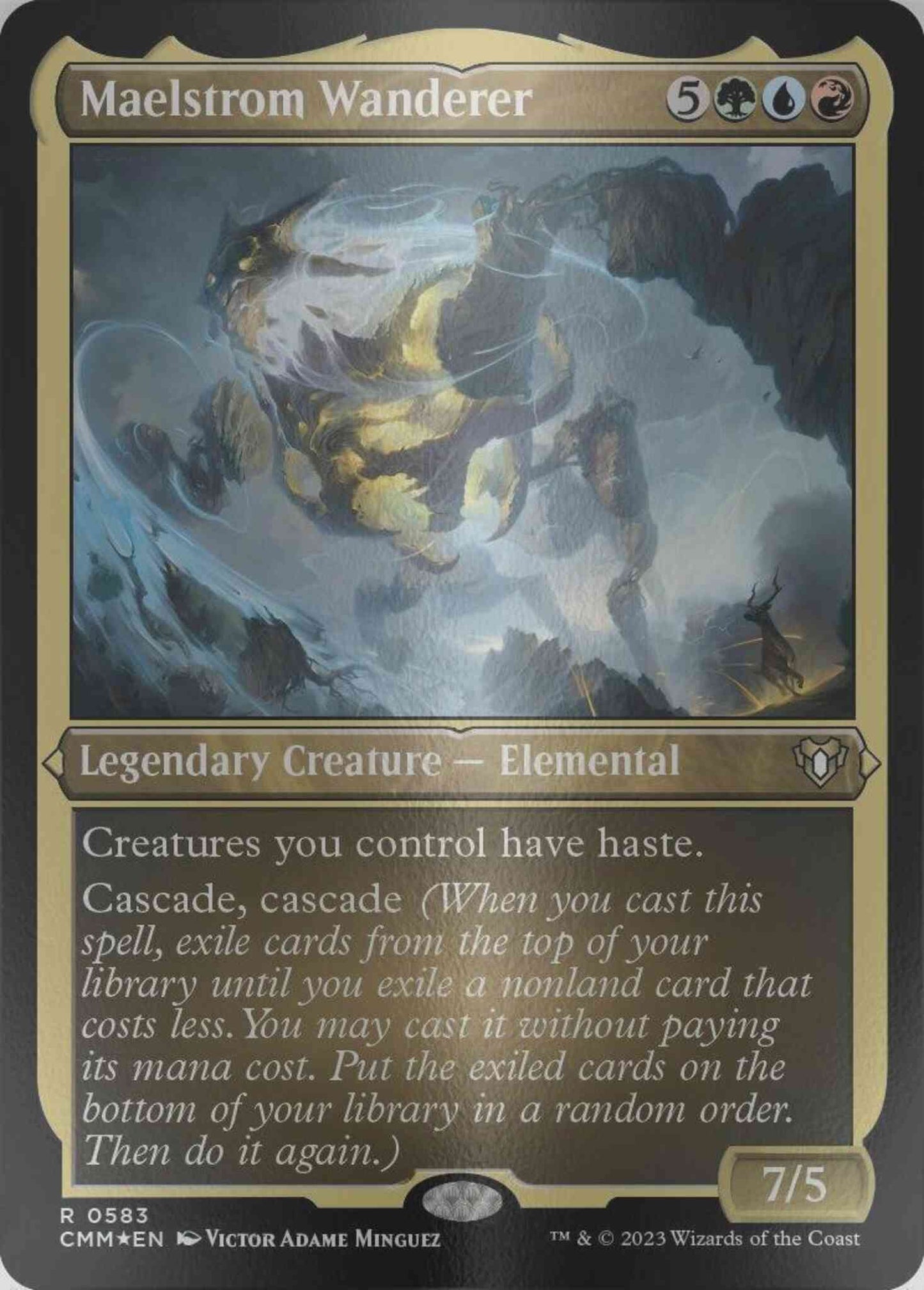 Maelstrom Wanderer [583] [Commander Masters] [Etched Foil]