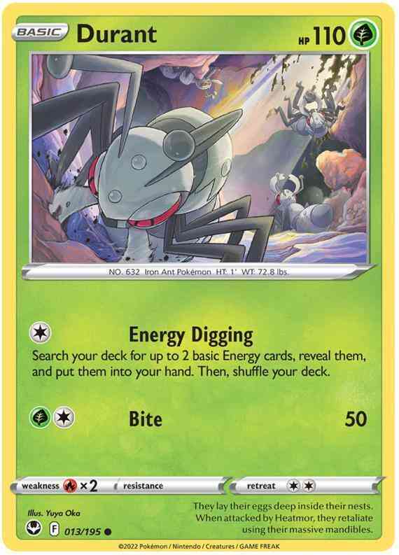 Durant - 013/195 - Common [swsh12-013] [Non-Holo]