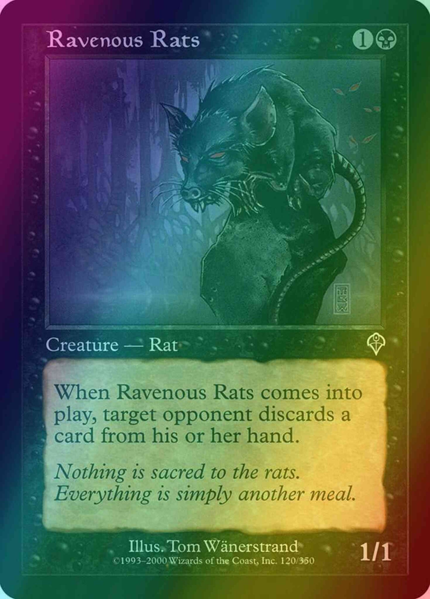 Ravenous Rats [120] [Invasion] [Foil]