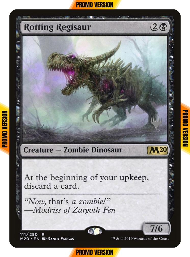 Rotting Regisaur [111p] [Promo Pack] [Core Set 2020 Promos] [Non-Foil]