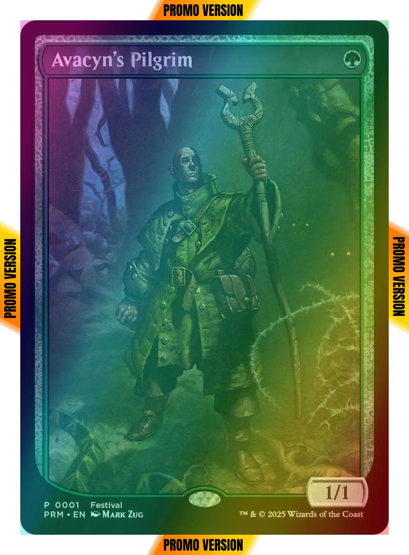 Avacyn's Pilgrim [1] [Textless] [MagicFest 2025] [Foil]