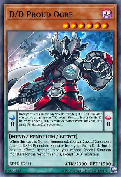 D/D Proud Ogre - SDPD-EN014 - Common - 1st Edition