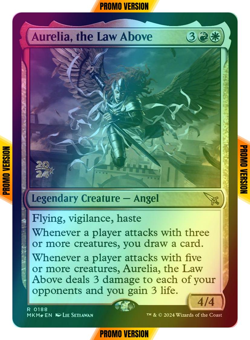 Aurelia, the Law Above [188s] [Prerelease] [Murders at Karlov Manor: Promos] [Foil]