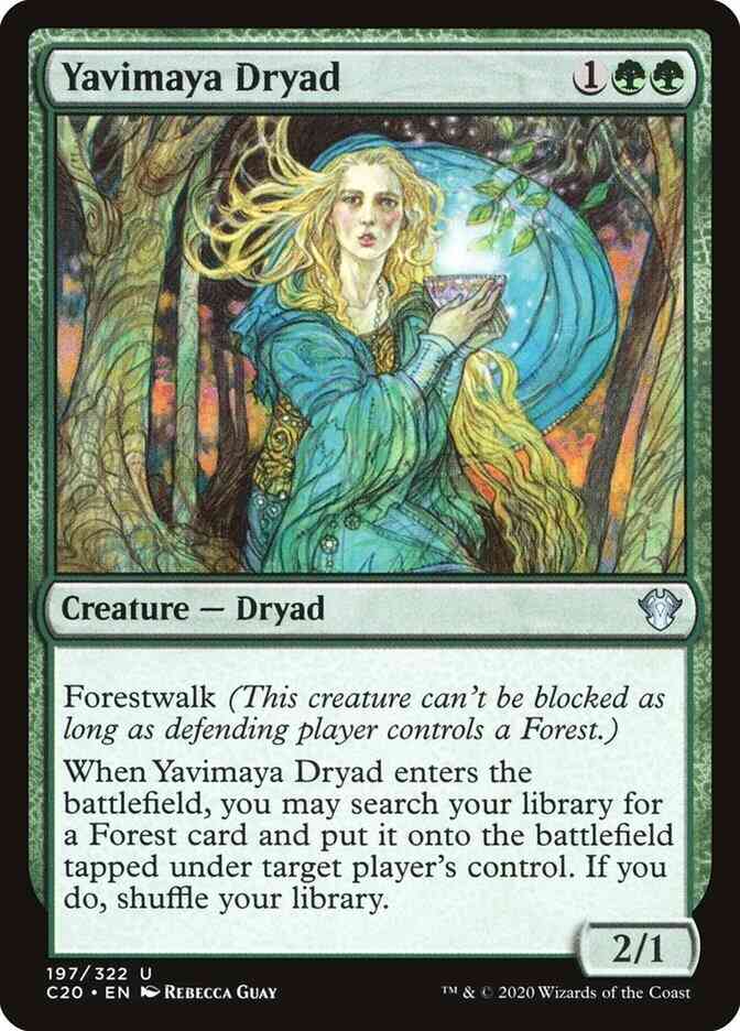 Yavimaya Dryad [197] [Commander 2020] [Non-Foil]