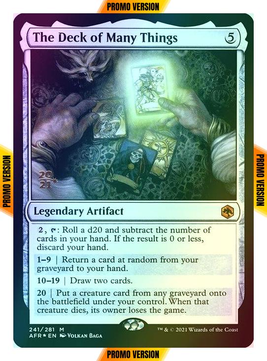 The Deck of Many Things [Prerelease] [241s] [Adventures in the Forgotten Realms Promos] [Foil]