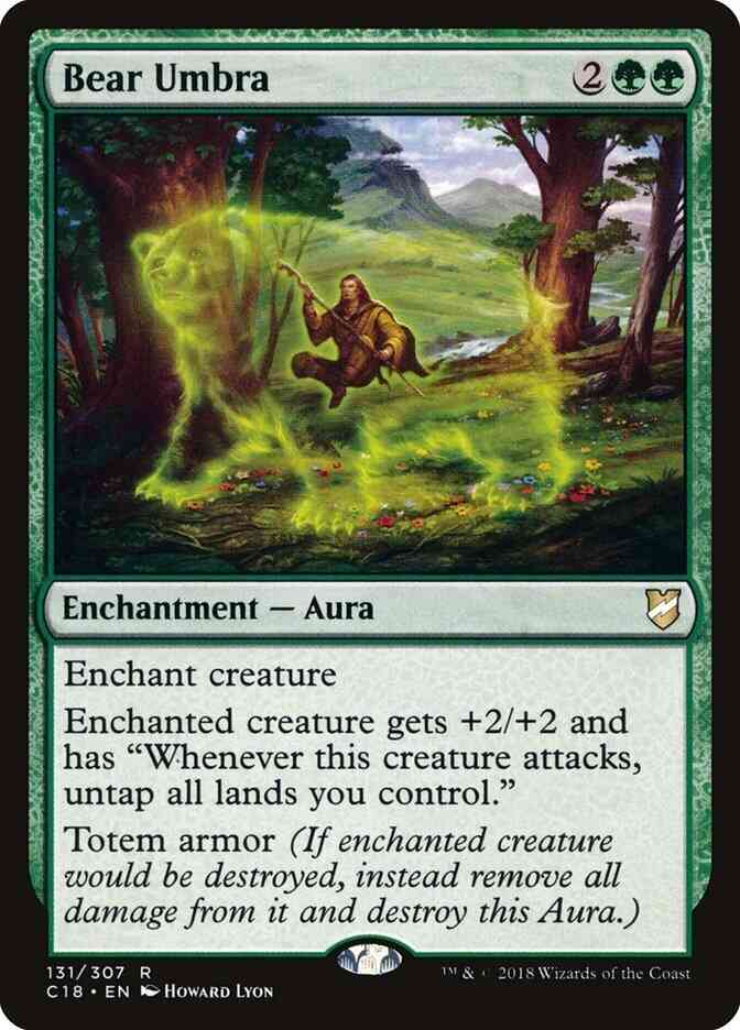 Bear Umbra [131] [Commander 2018] [Non-Foil]