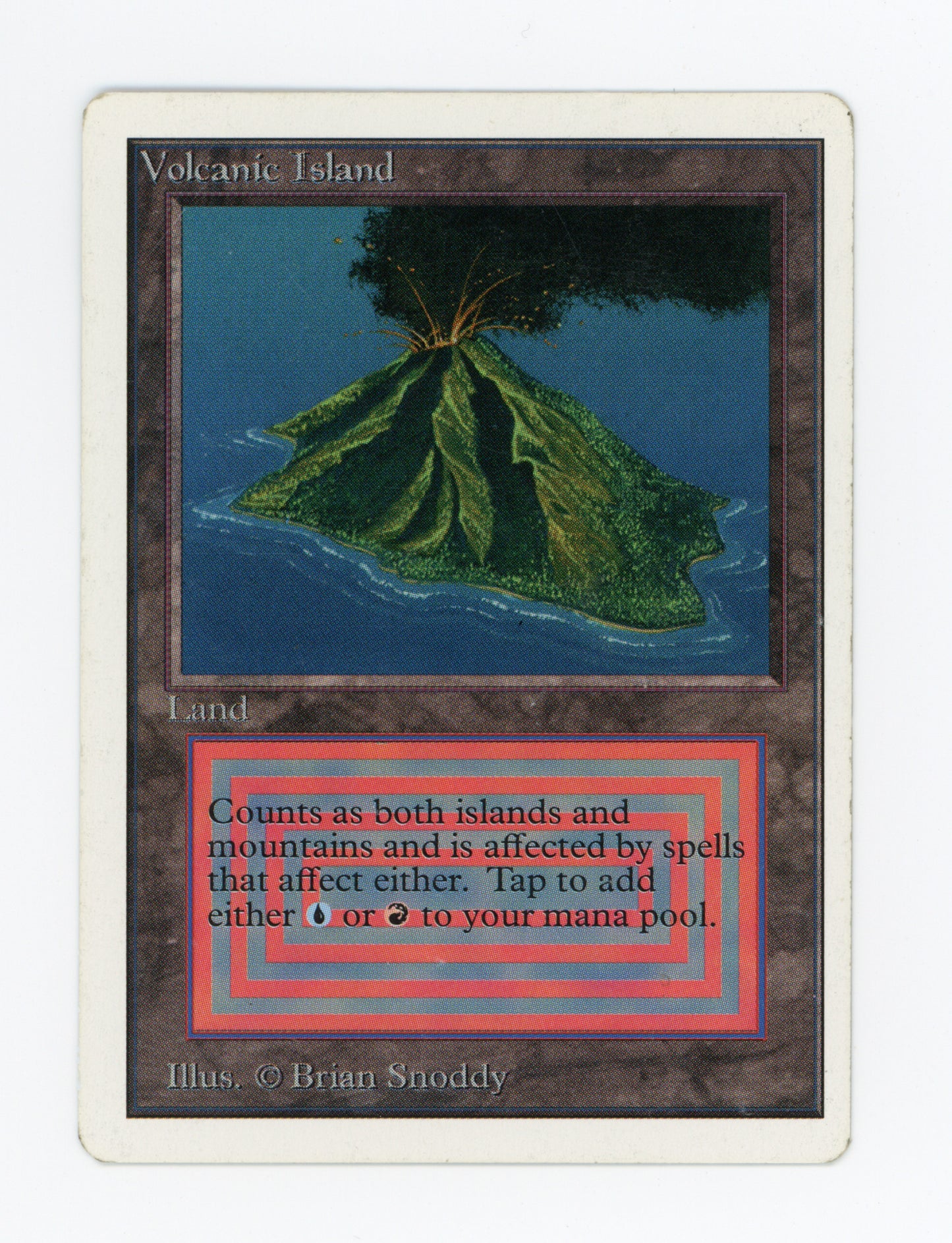 Volcanic Island — Damaged — ID 19853