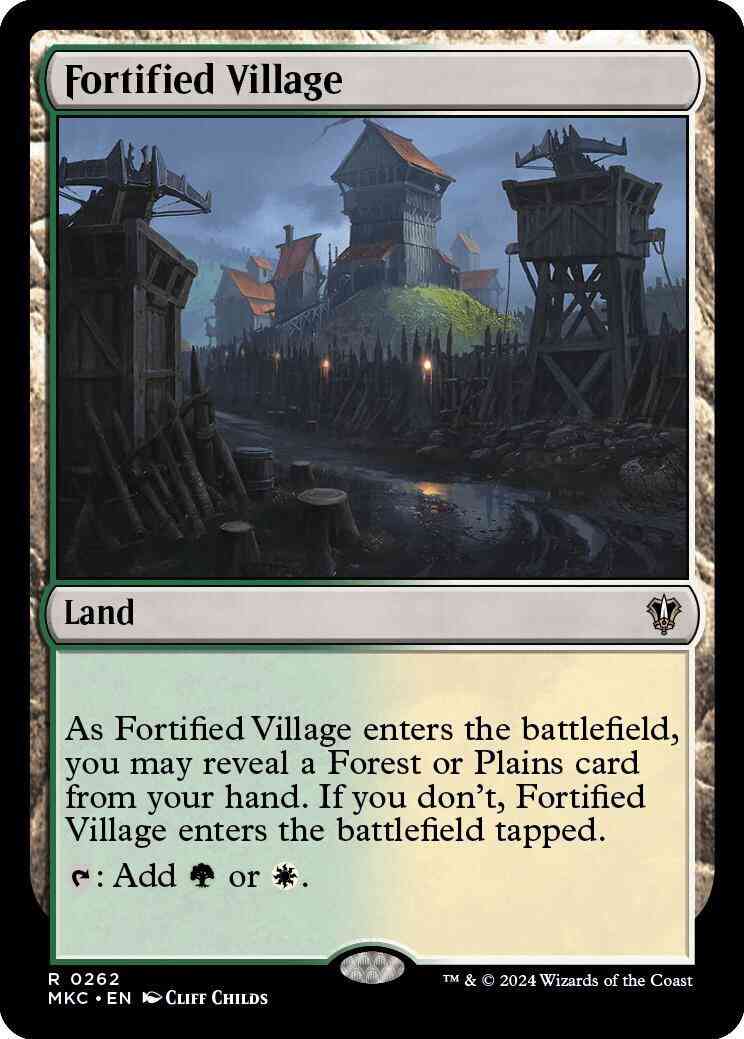 Fortified Village [262] [Murders at Karlov Manor: Commander] [Non-Foil]