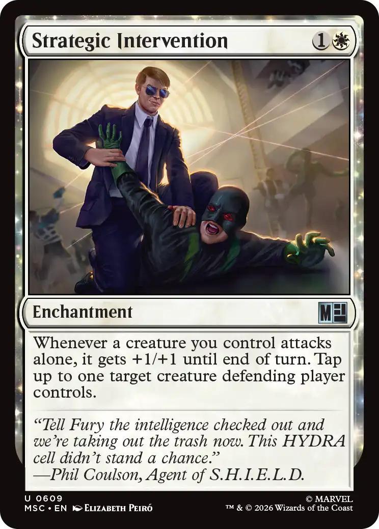 Strategic Intervention [609] [Jumpstart] [Marvel Super Heroes: Commander] [Non-Foil]