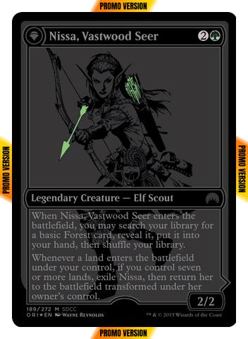 Nissa, Vastwood Seer // Nissa, Sage Animist [189] [San Diego Comic-Con 2015] [Foil]