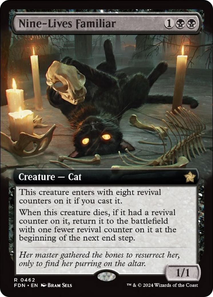 Nine-Lives Familiar [462] [Extended Art] [Foundations] [Non-Foil]