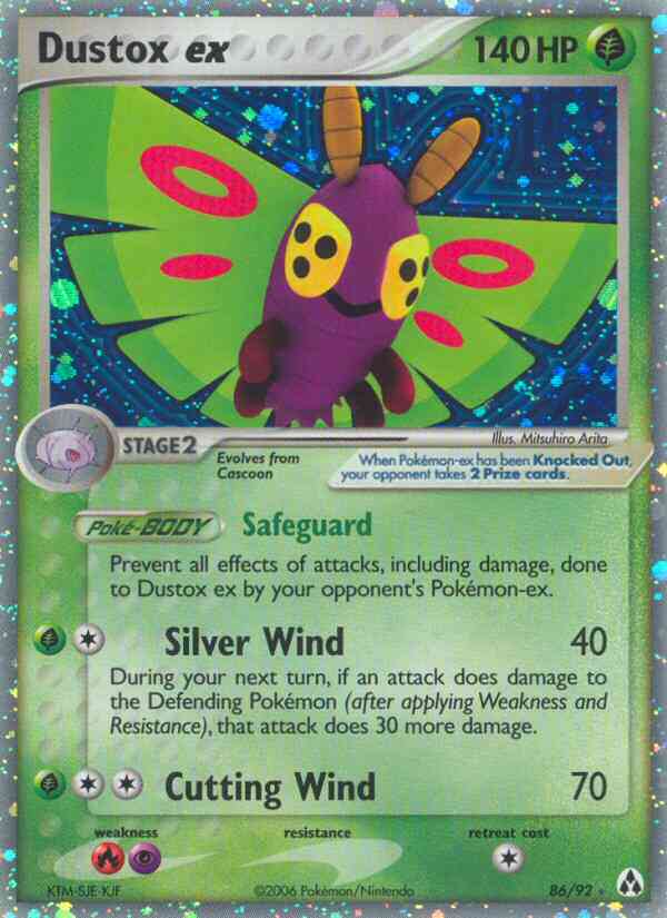 Dustox ex - 86/92 - Rare Holo EX [ex12-86] [Ultra]