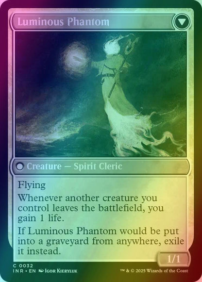 Lunarch Veteran // Luminous Phantom [32] [Innistrad Remastered] [Foil]