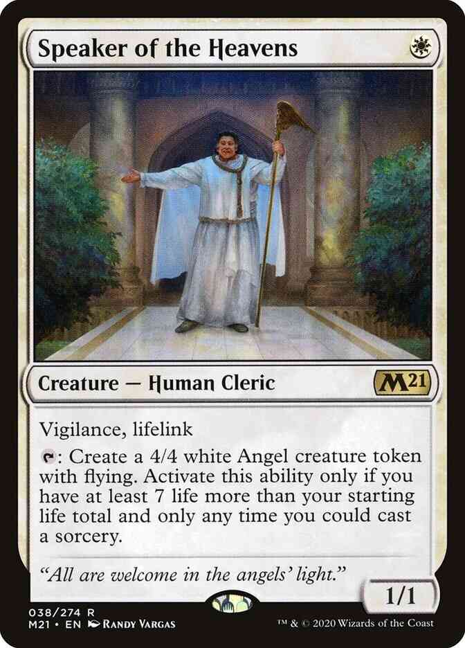 Speaker of the Heavens [38] [Core Set 2021] [Non-Foil]
