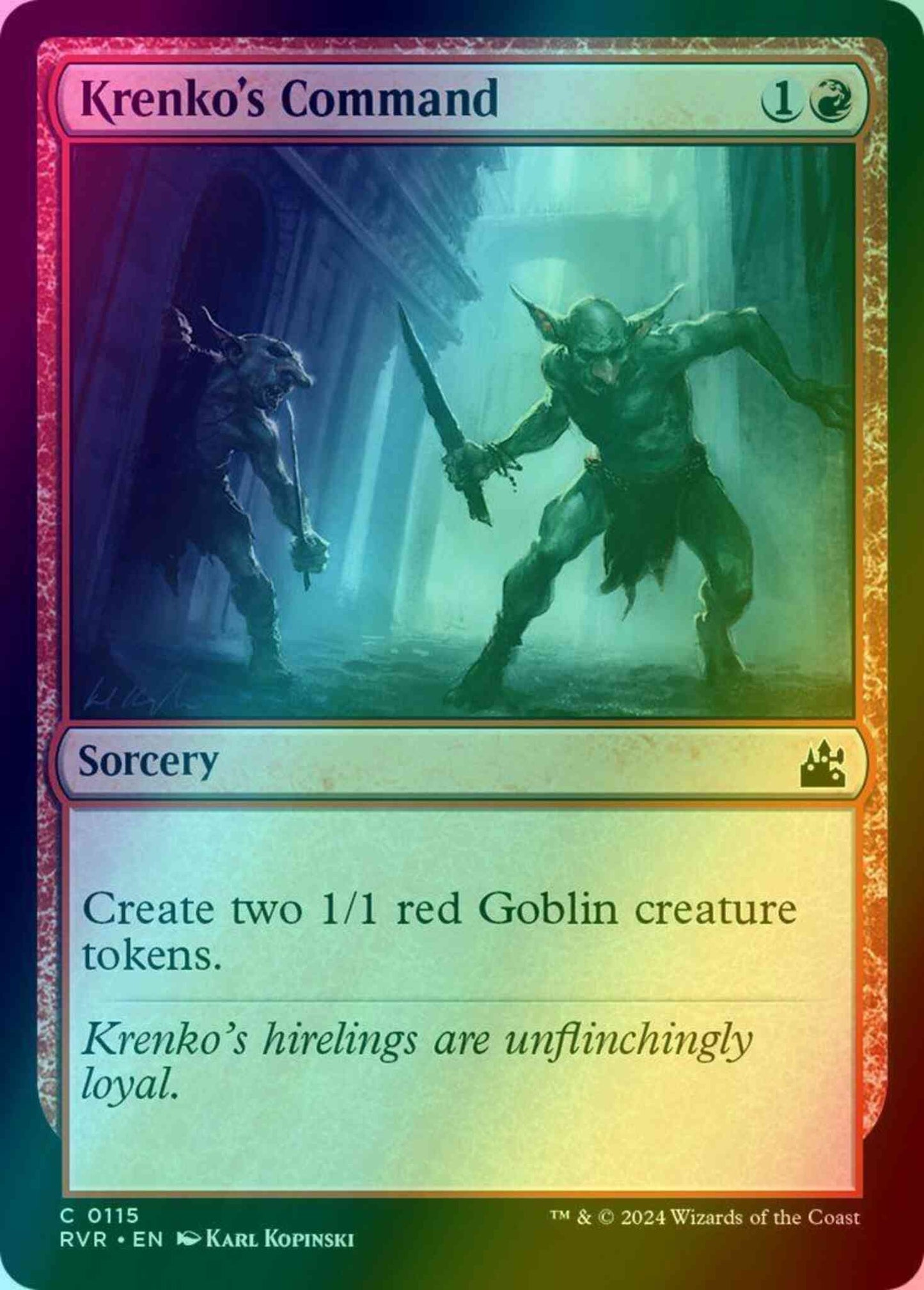 Krenko's Command [115] [Ravnica Remastered] [Foil]