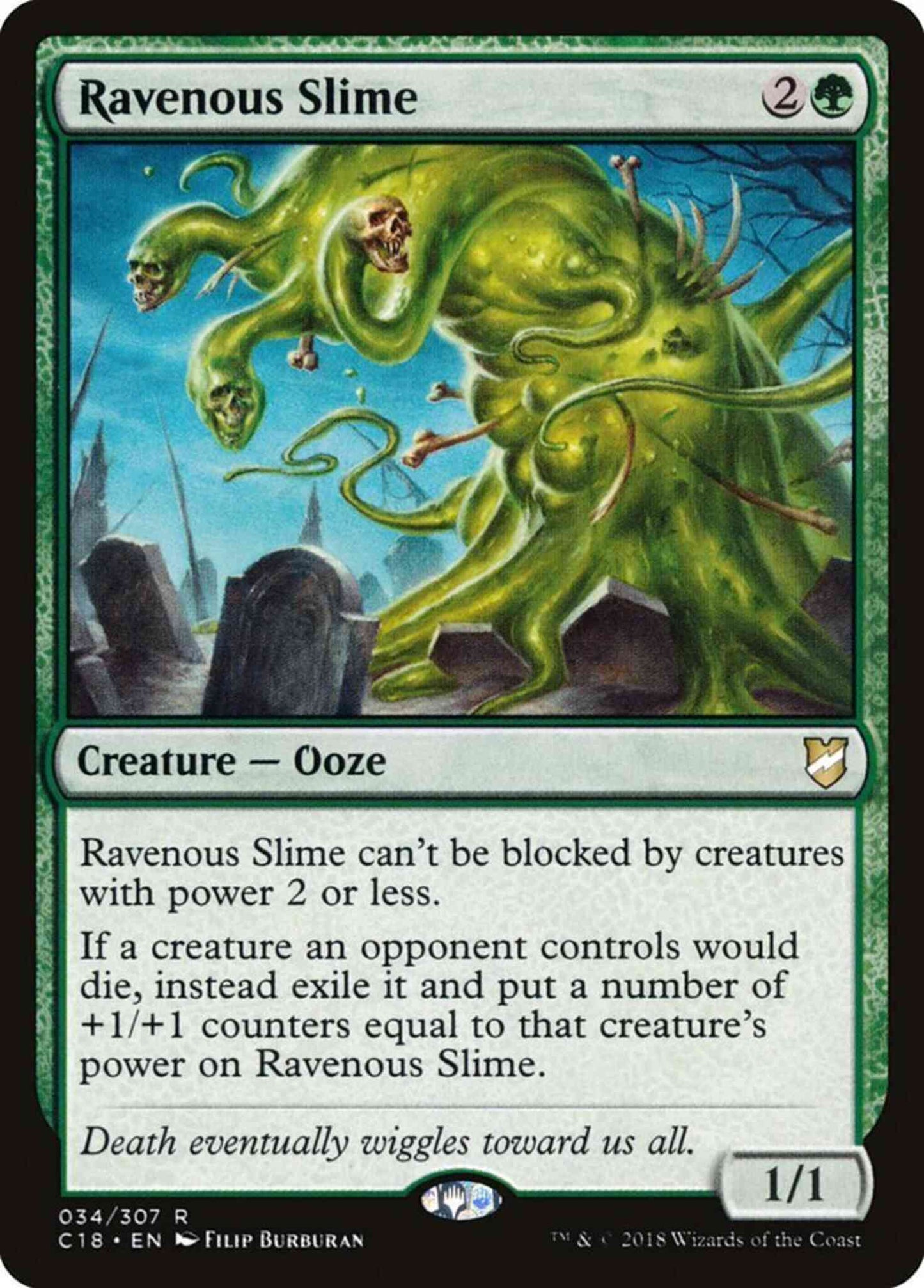 Ravenous Slime [34] [Commander 2018] [Non-Foil]