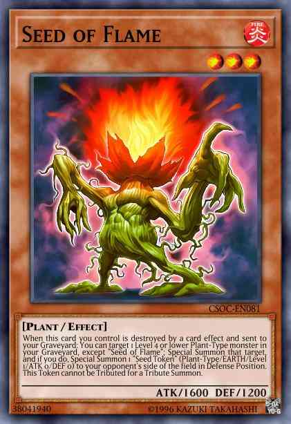 Seed of Flame - CSOC-EN081 - Ultra Rare - Unlimited