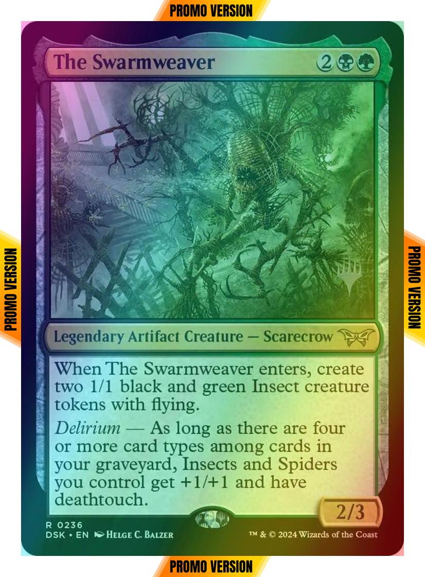 The Swarmweaver [236p] [Promo Pack] [Duskmourn: House of Horror: Promos] [Foil]