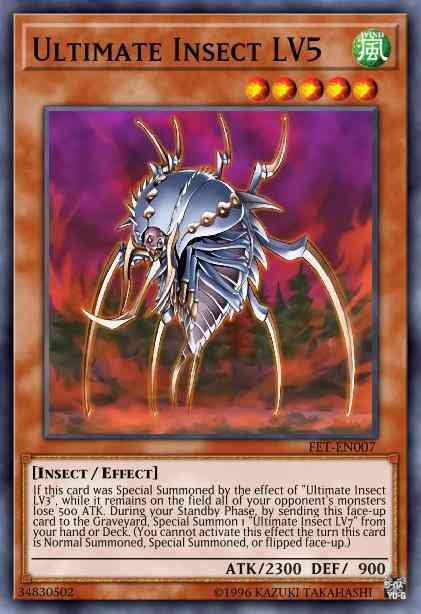 Ultimate Insect LV5 - FET-EN007 - Rare - 1st Edition