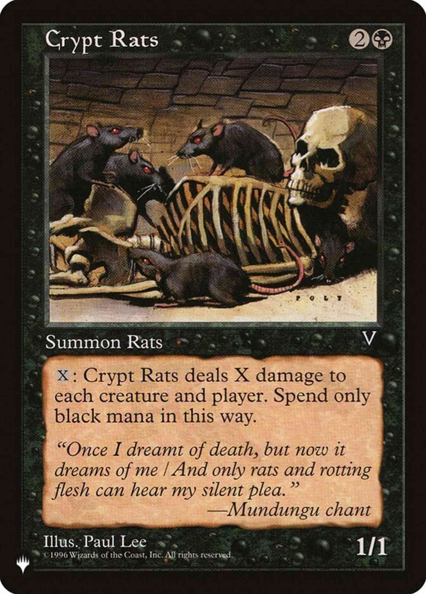 Crypt Rats [VIS-55] [The List] [Non-Foil]