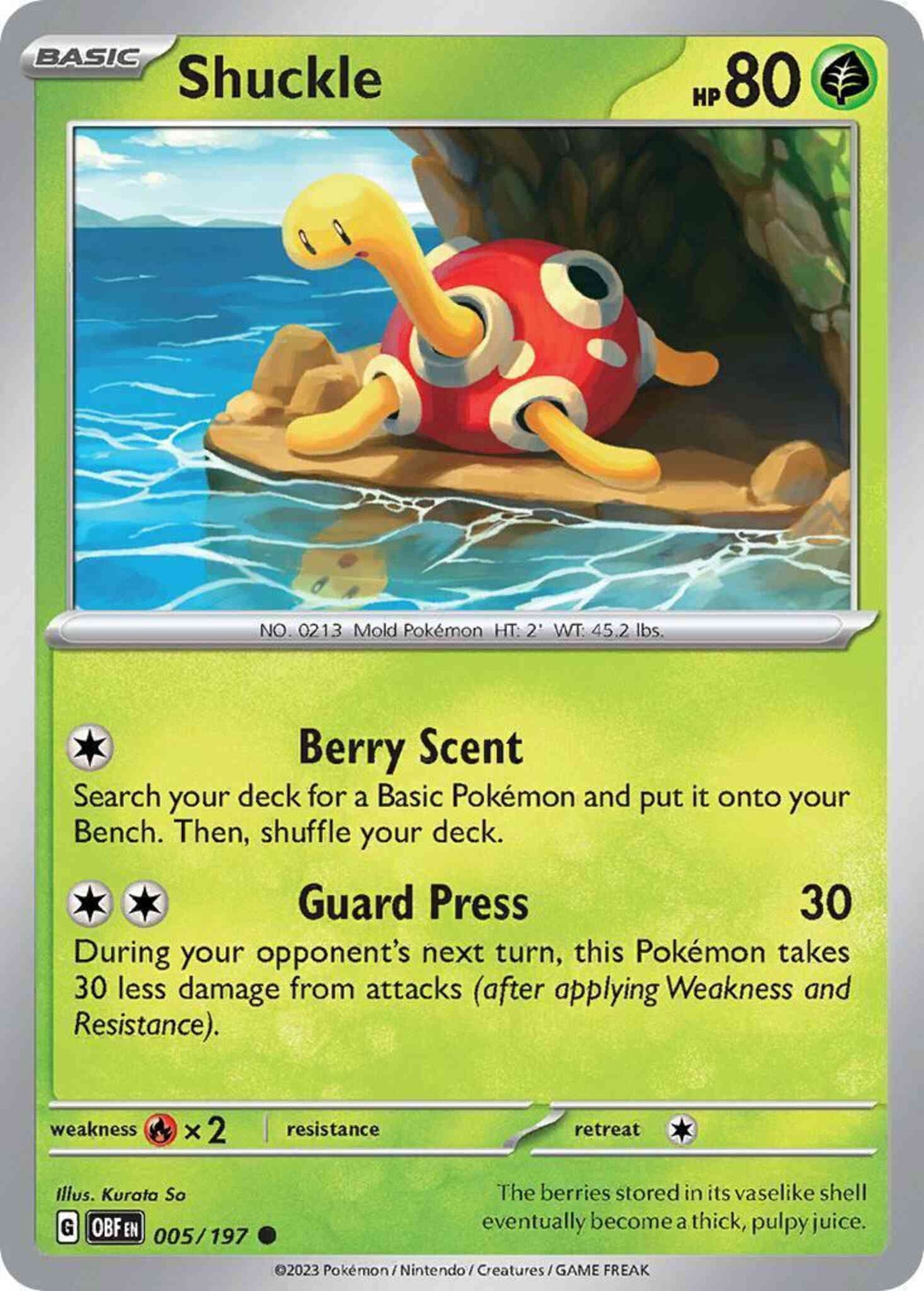 Shuckle - 005/197 - Common [sv03-005] [Non-Holo]
