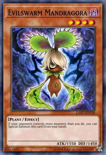 Evilswarm Mandragora - DT07-EN028 - Duel Terminal Normal Parallel Rare - Duel Terminal