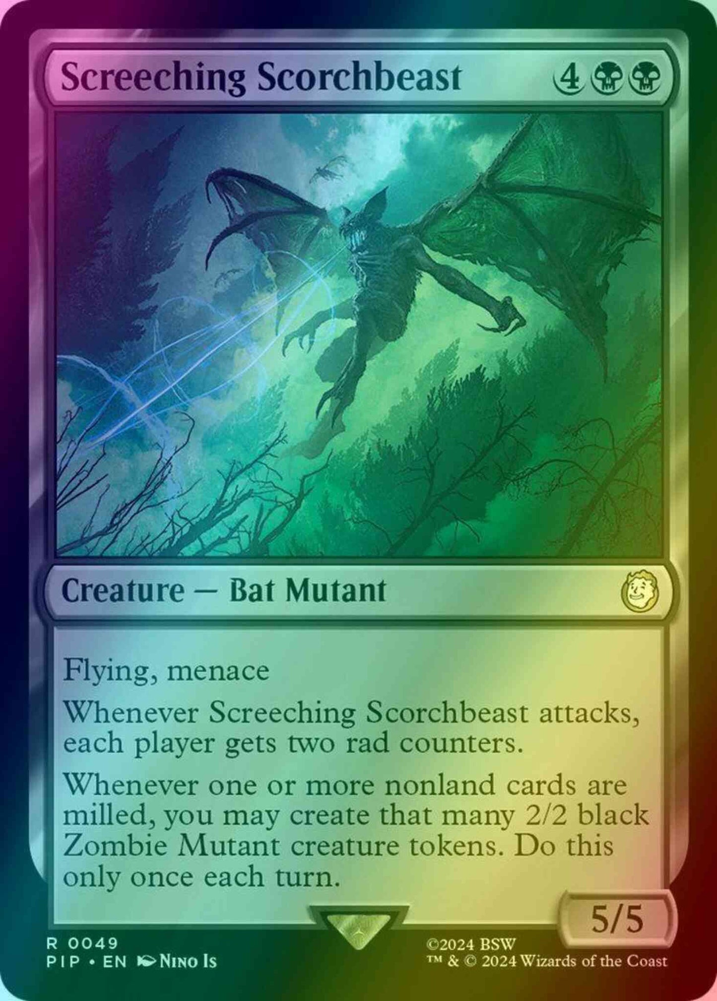 Screeching Scorchbeast [49] [Fallout] [Foil]