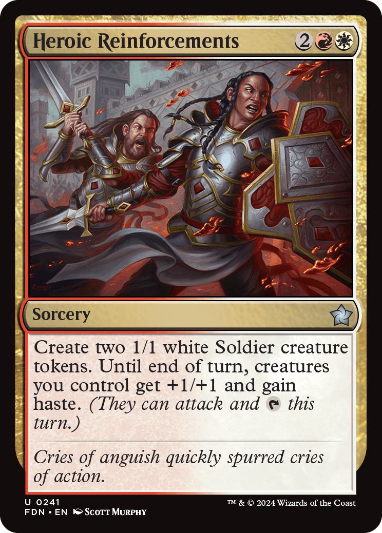 Heroic Reinforcements [241] [Foundations] [Non-Foil]