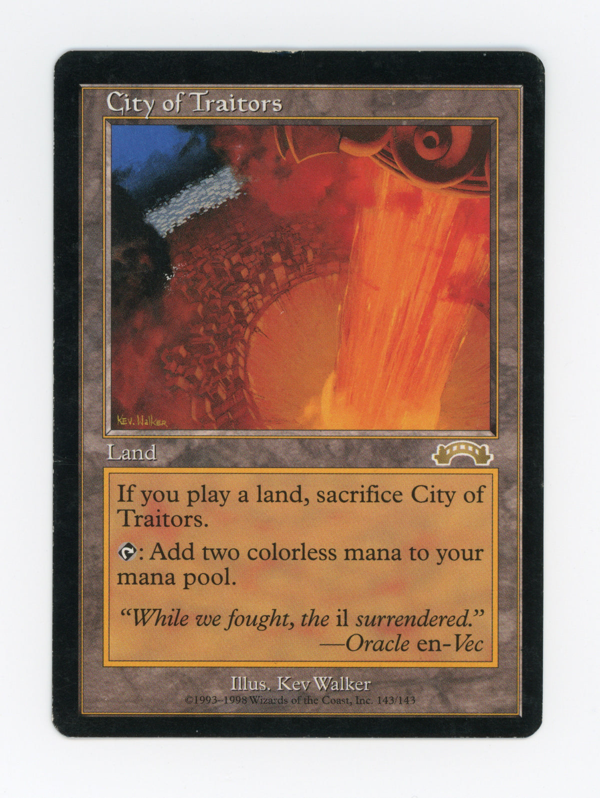 City of Traitors — Damaged — ID 20056