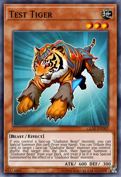 Test Tiger - GLAS-EN082 - Ultra Rare - Unlimited