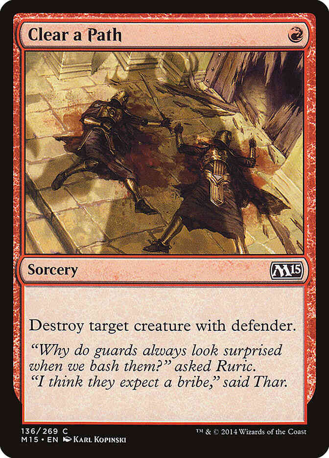 Clear a Path [136] [Magic 2015] [Non-Foil]