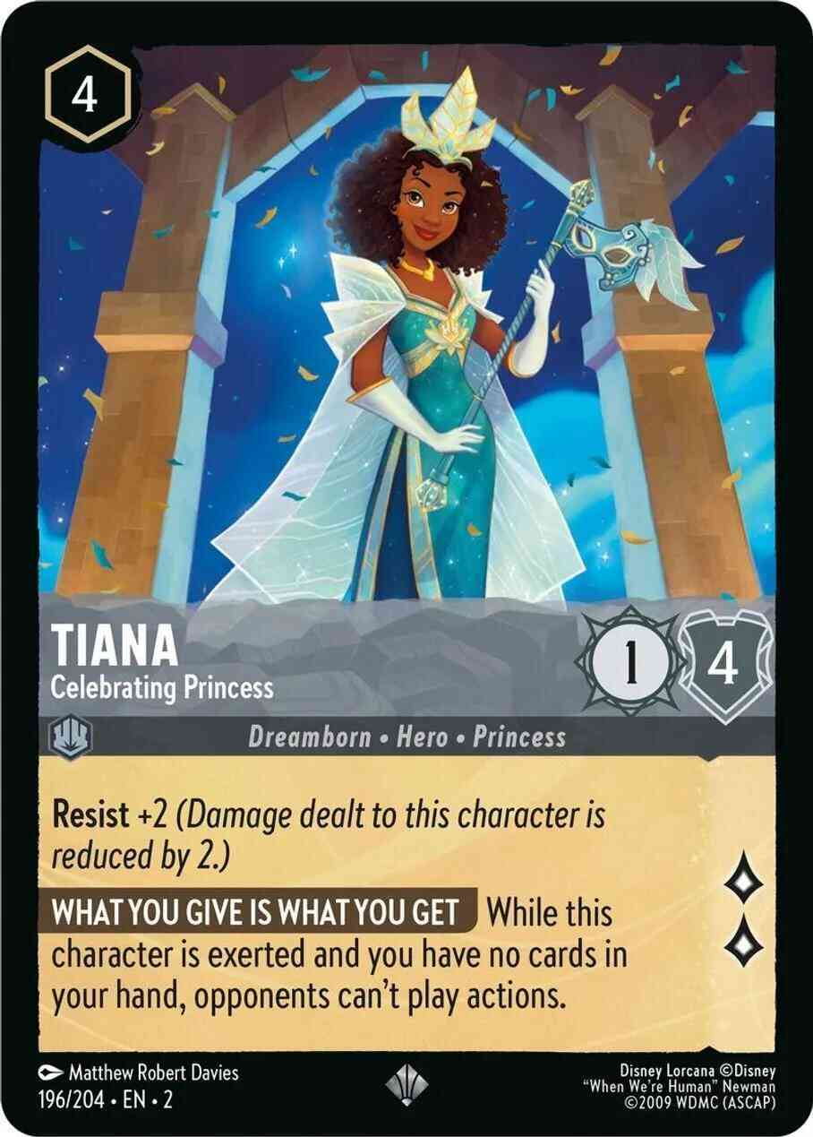 Tiana - Celebrating Princess - 196/204 [Rise Of The Floodborn] [Non-Foil]