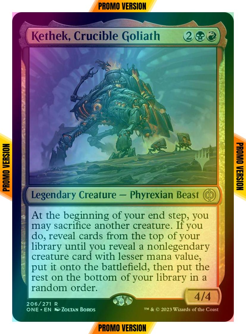 Kethek, Crucible Goliath [206p] [Promo Pack] [Phyrexia: All Will Be One: Promos] [Foil]