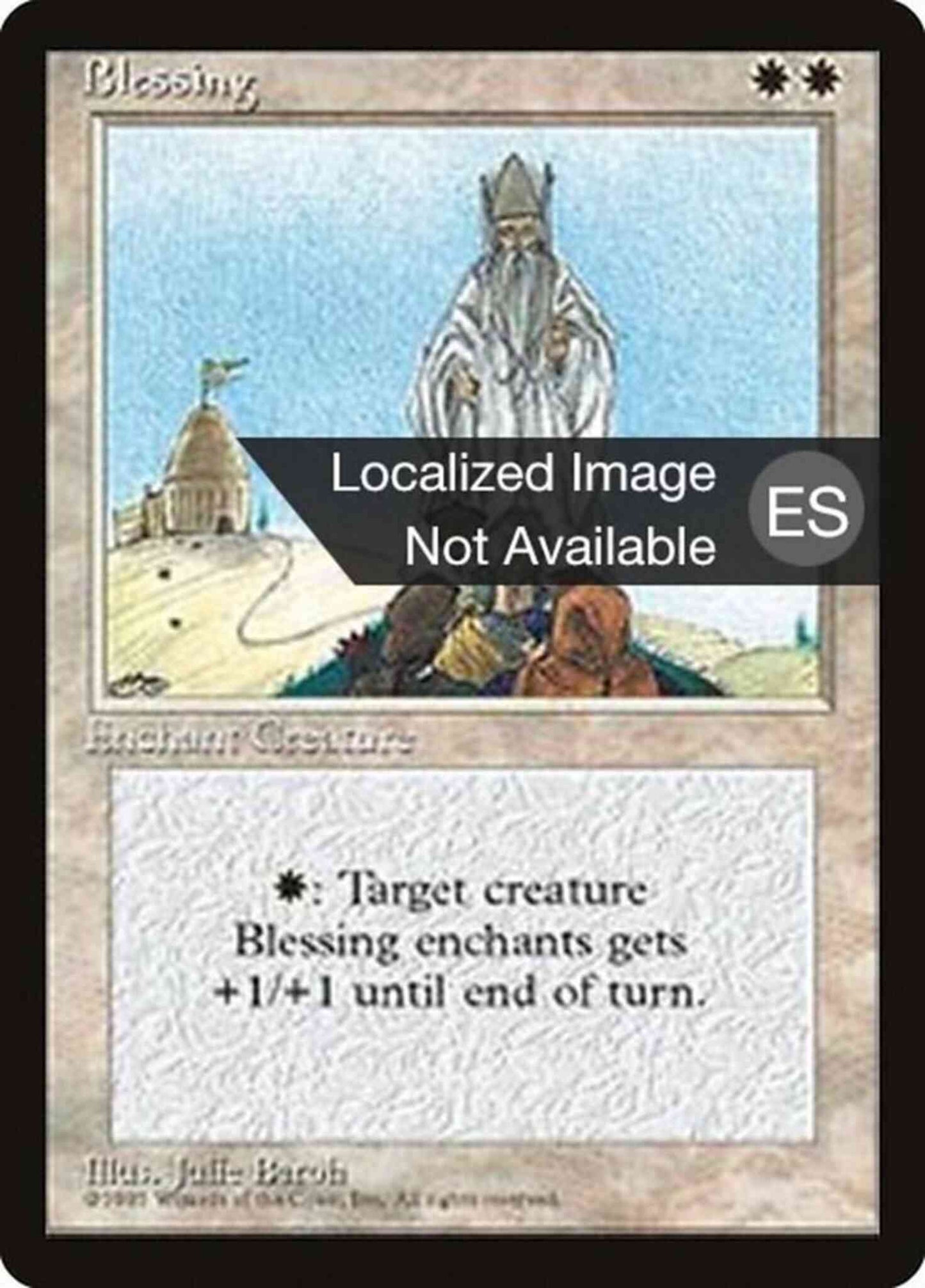 Blessing - Portuguese [9] [Fourth Edition Black Border: Portuguese] [Non-Foil]