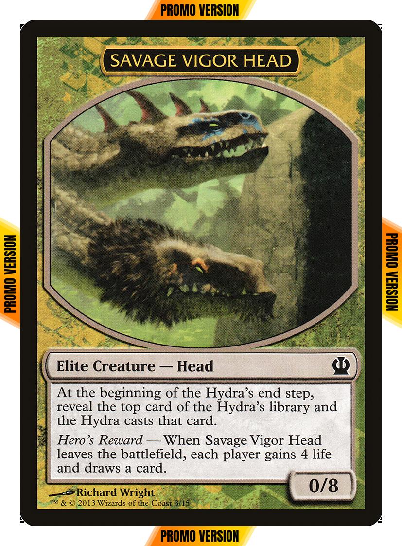 Savage Vigor Head Token [03] [Face the Hydra] [Non-Foil]