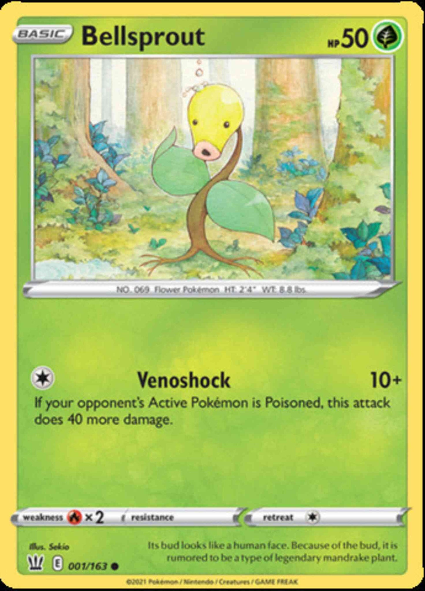 Bellsprout - 001/163 - Common [swsh5-001] [Non-Holo]